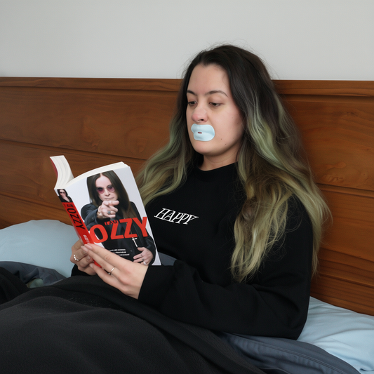 Oval Mouth Tape | Light Blue / Black | 7 or 35-Night Pack