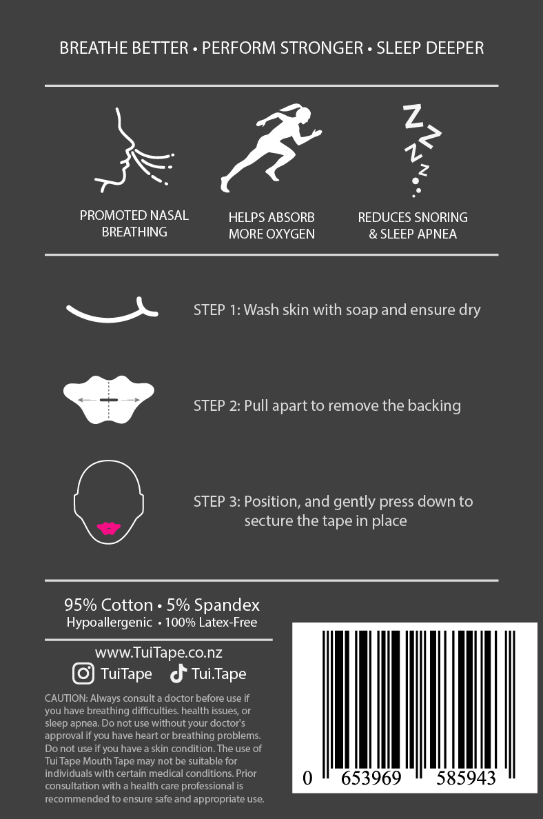 Lips-Shaped Mouth Tape | Multi-Colour Pack | 7 or 35-Night Pack