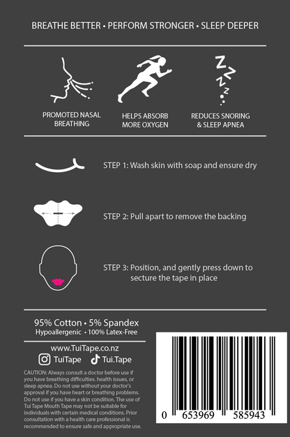 Lips-Shaped Mouth Tape | Multi-Colour Pack | 7 or 35-Night Pack